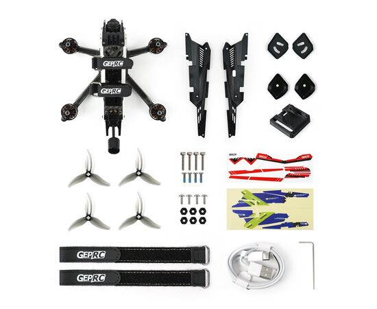 Набор для сборки FPV дрона на базе GEPRC DoMain3.6 Analog с GPS (ELRS 2,4 ГГц)